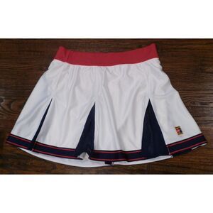 Nike Dri-Fit Tennis SLAM Skirt Skort Red White Blue Women's Size Medium